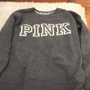 Victoria’s Secret Pink Grey Crewneck Sweatshirt